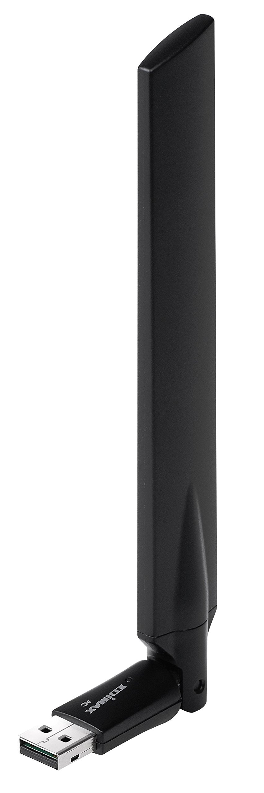 Edimax Wi-Fi 5 802.11Ac Ac600 High Gain Dual-Band (2.4Ghz/5Ghz) Adapter W/ Adjustable +4/6Dbi Antenna, Wireless Usb Adapter, Win