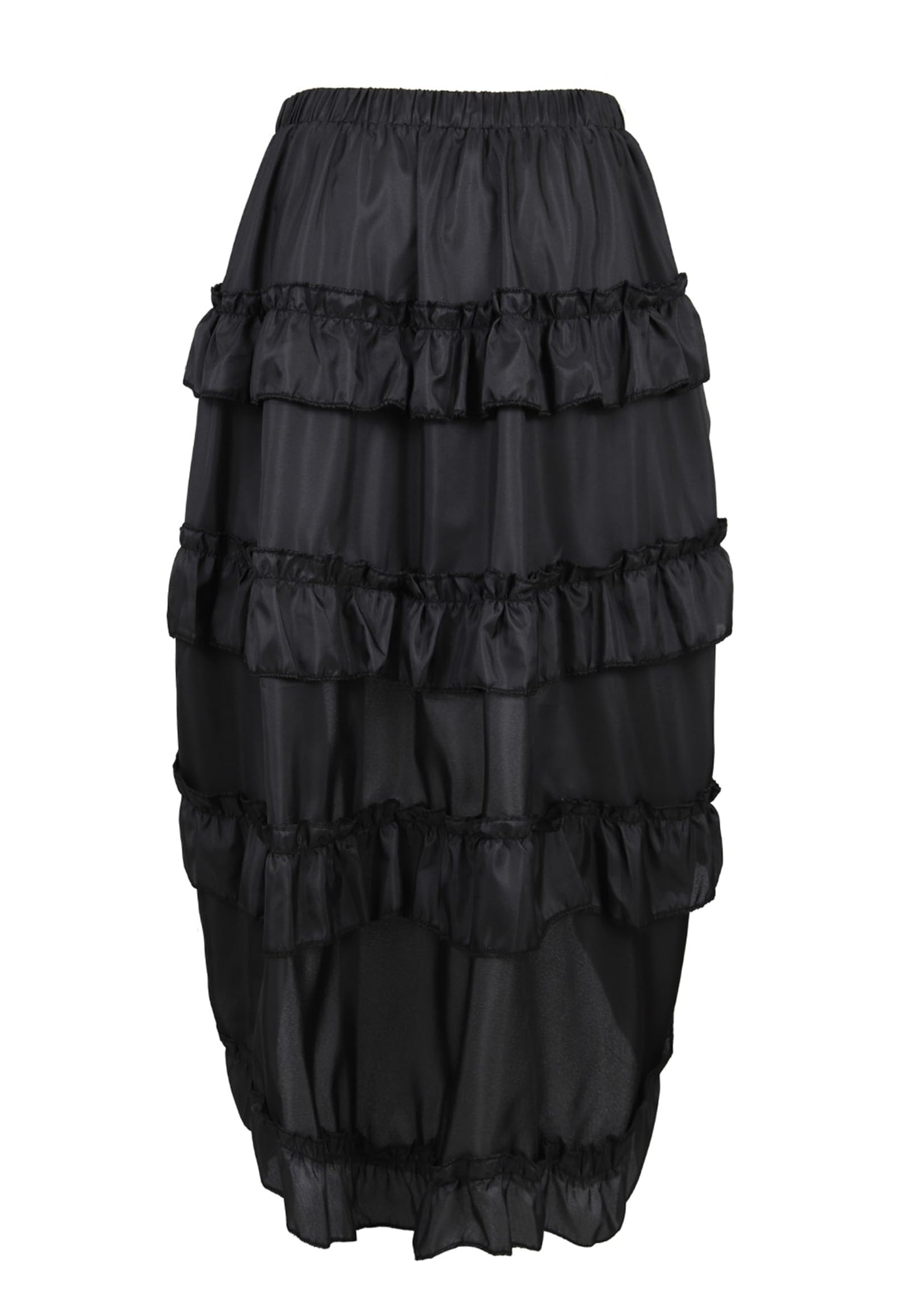 Zhitunemi Women's Plus Size Pirate Dressing Steampunk Skirt Outfits Gothic Black XS/S