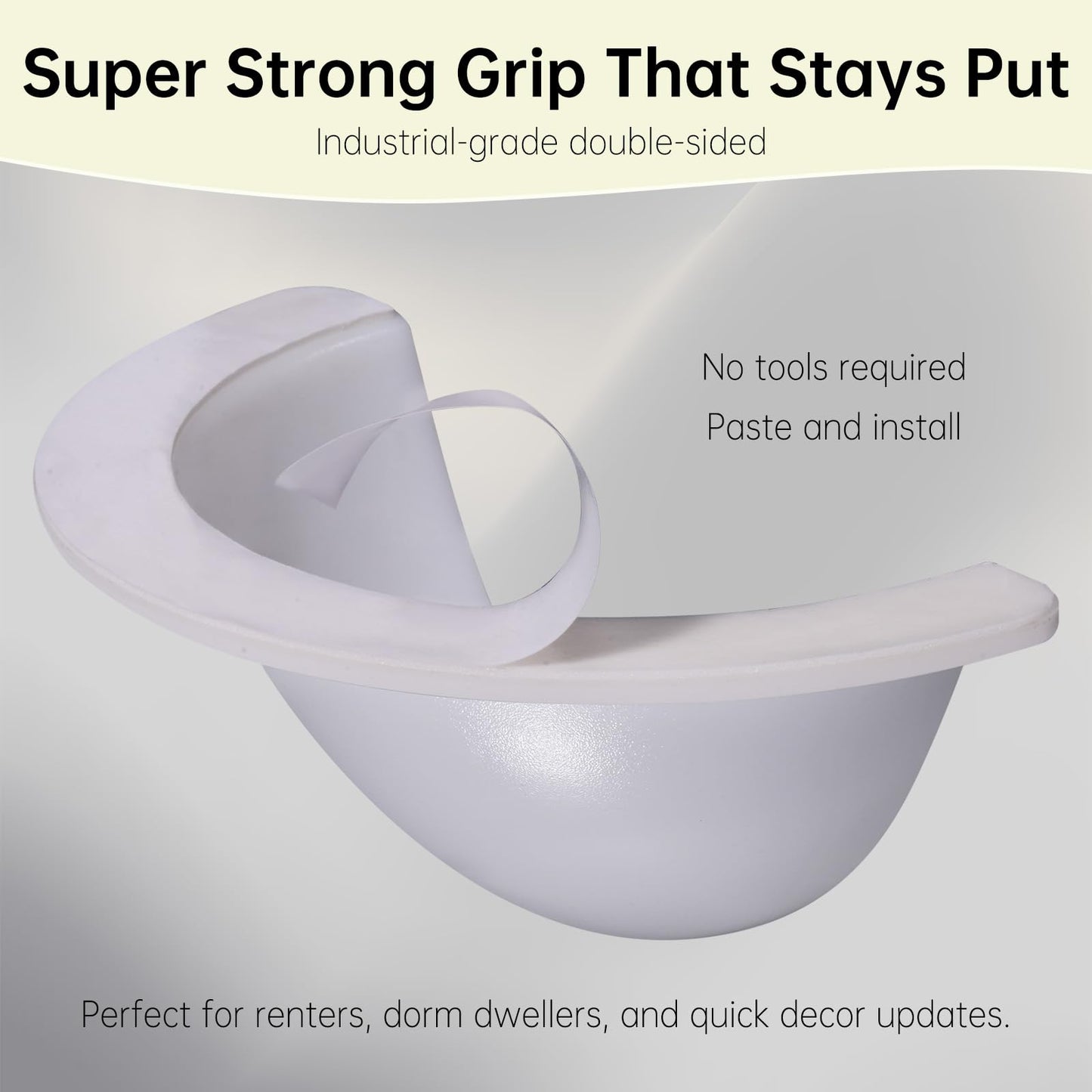 Recessed Light Cover, Can Light Covers 2 Pack 40% Translucent Half Shade Stick-On with Super Strong Double-Sided Tape, Anti-Yellow Cream White, Easy Install for 6 or 4 Inch (4, 4 INCH)