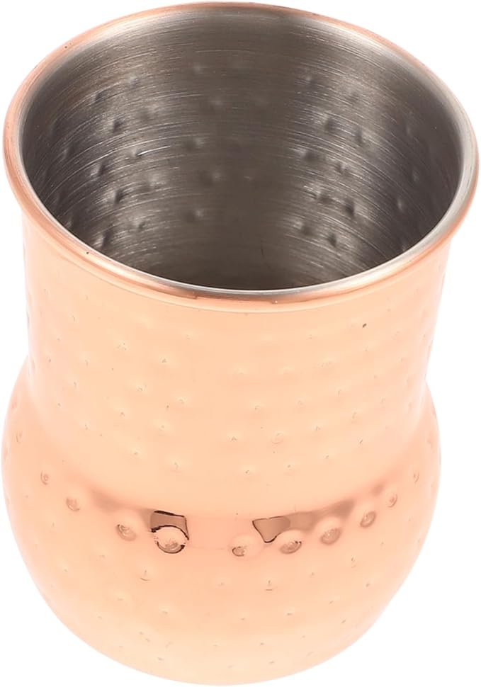 Cabilock Stainless Steel Cocktail Cup Retro Drinkware for Beer Unique Design for Bar Supplies and Parties Portable Water M...