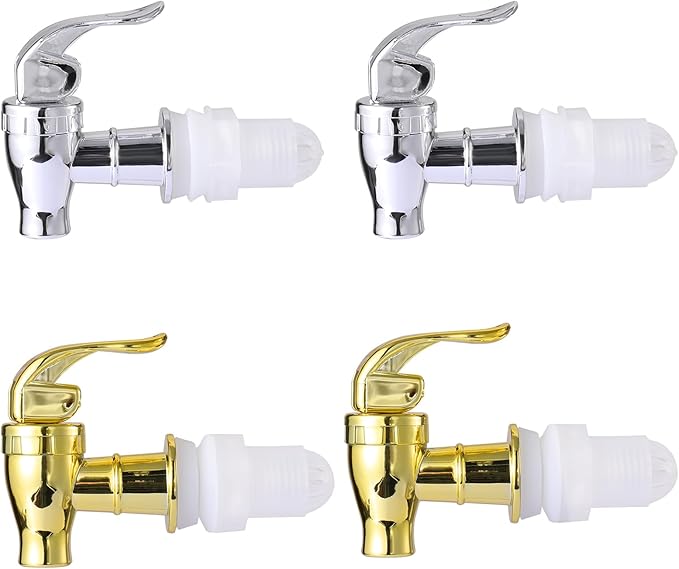 OHOH 4 Pack Spigot for Beverage Dispenser, Plastic Water Spigot Dispenser Replacement, Drink Spout Faucet Water Dispenser ...