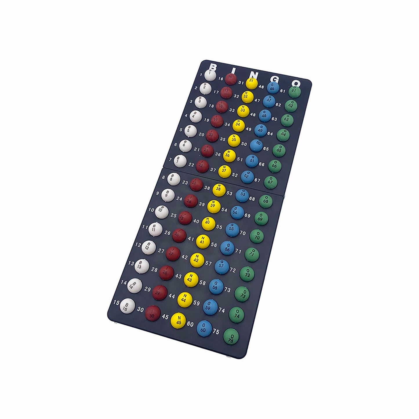 JUNWRROW Deluxe Bingo Game Set- 6inch Wheel Cage,500 Colorful Chips with a Bag,50 Bingo Cards,500 Sheets Paper Cards,75 Balls with a Bag,Master Board, Storage Bag -Ideal for Large Groups, Parties