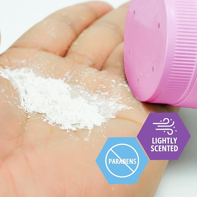 MED PRIDE 100% Talc Free Cornstarch Dusting Powder for Women, Cruelty Free Body Powder for Odor & Moisture Protection (Rose 13 Ounce (Pack of 1))