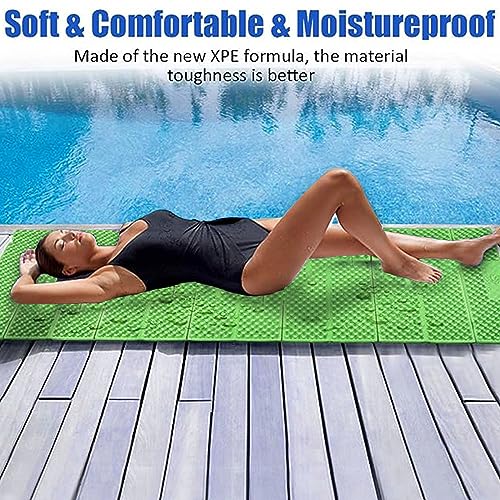 Foam Camping Pads for Sleeping, Foldable Closed Cell Foam Camping Mattress, Waterproof Outdoor Sleeping Mat for Ultralight...