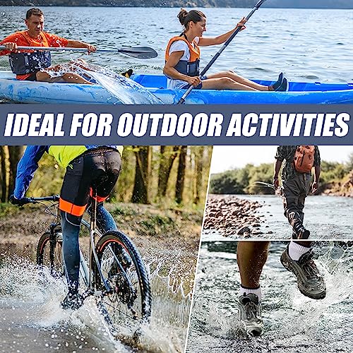 Agdkuvfhd Waterproof Socks Neoprene Unisex Warm Breathable Outdoor Sports Hiking Fishing Wading Crew/Ankle Socks