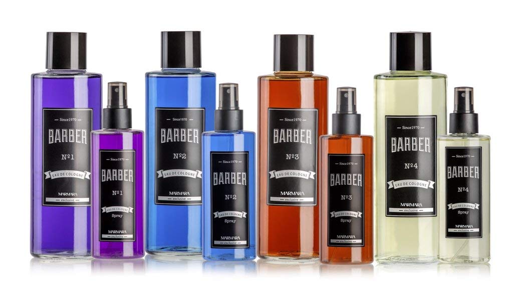 Marmara Barber Cologne - Best Choice of Modern Barbers and Traditional Shaving Fans Spray Bottle 8.5 fl oz. (250 ml, No4)