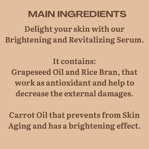 The Italian Pharmacy Healthy Radiance Vitamin E Face Serum with Grapeseed Oil - Nourishing & Brightening Formula