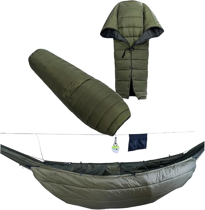 onewind Camping Sleeping Bag and Hammock Underquilt, Quilt Combo for Hammock Camping Hiking Backpacking