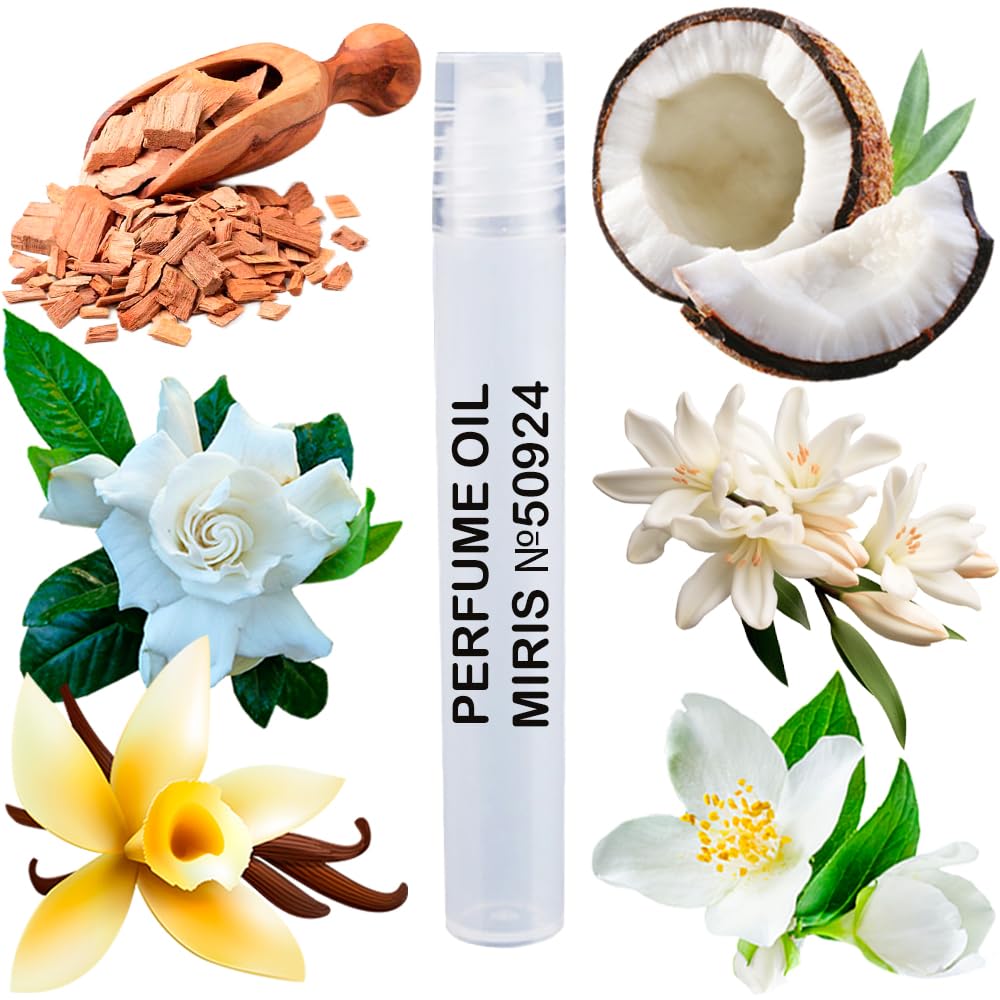 MIRIS No. 50924, Inspired by Utopia Vanilla Coco 21, Long-Lasting Perfume Oil for Women Roll-On, Rollerball 0.34 Fl Oz / 10 ml