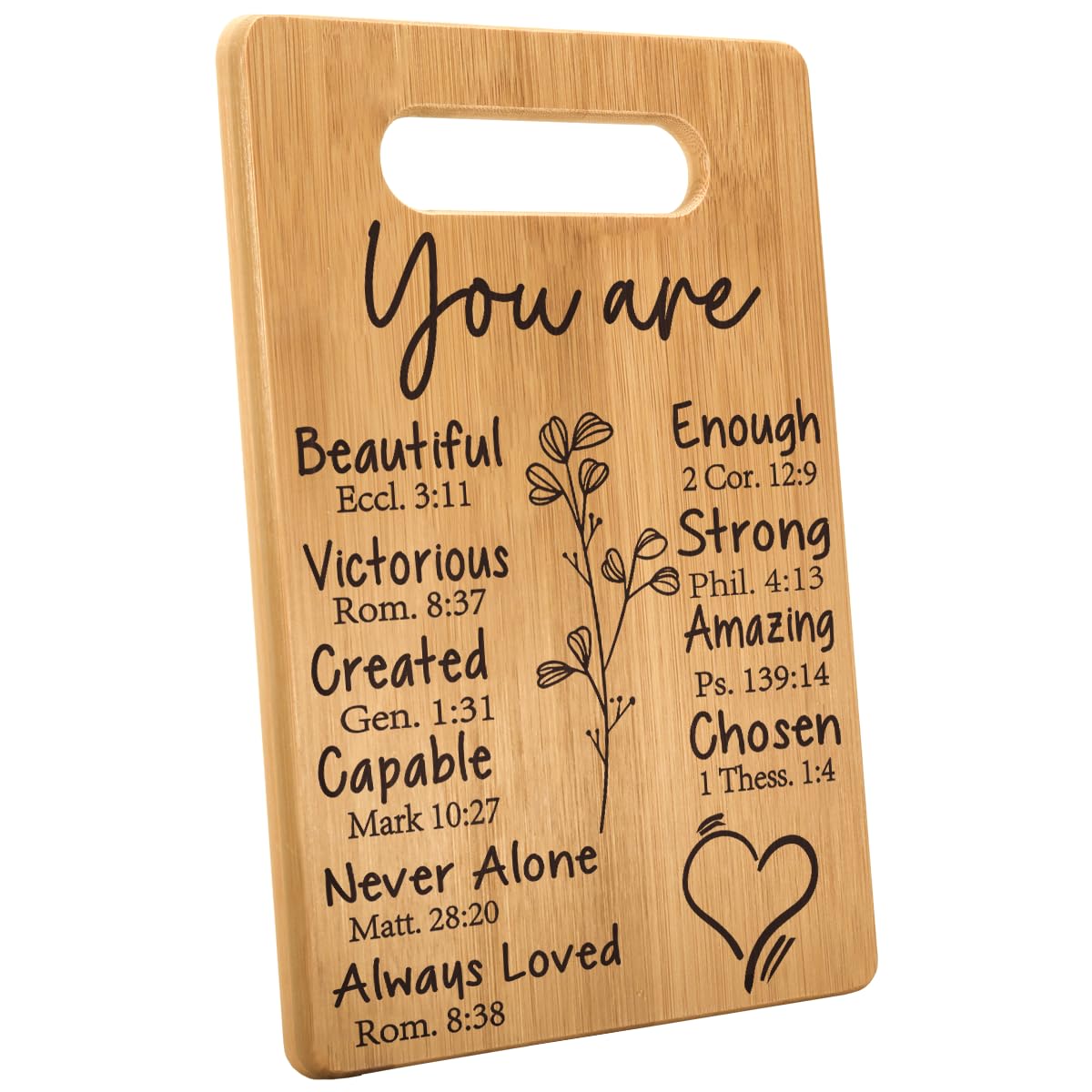 Christian Gifts for Women Birthday, Appreciation Gift for Women, Inspirational Gift for Woman Religious Spiritual Gifts for Her, Mom, Sister, Friends Female, Coworker Cutting Board