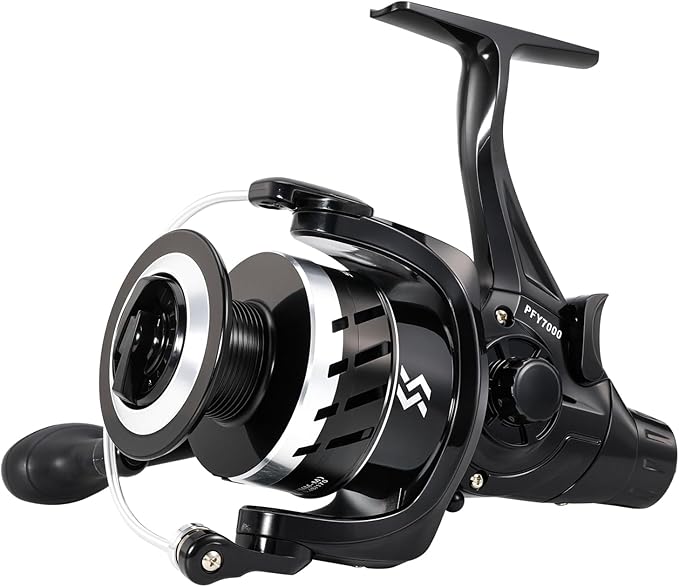 Sougayilang Freshwater Spinning Fishing Reel - 5.0:1/4.7:1 Gear Ratio, 22LBs Max Drag, Carbon Fiber & CNC Aluminum Spool,3...