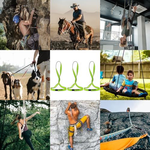AINIKEY 18MM Nylon Climbing Sling Runner 23KN CE2008/EN566 Rock Climbing Webbing Straps for Outdoor Climbing, Rappelling, ...