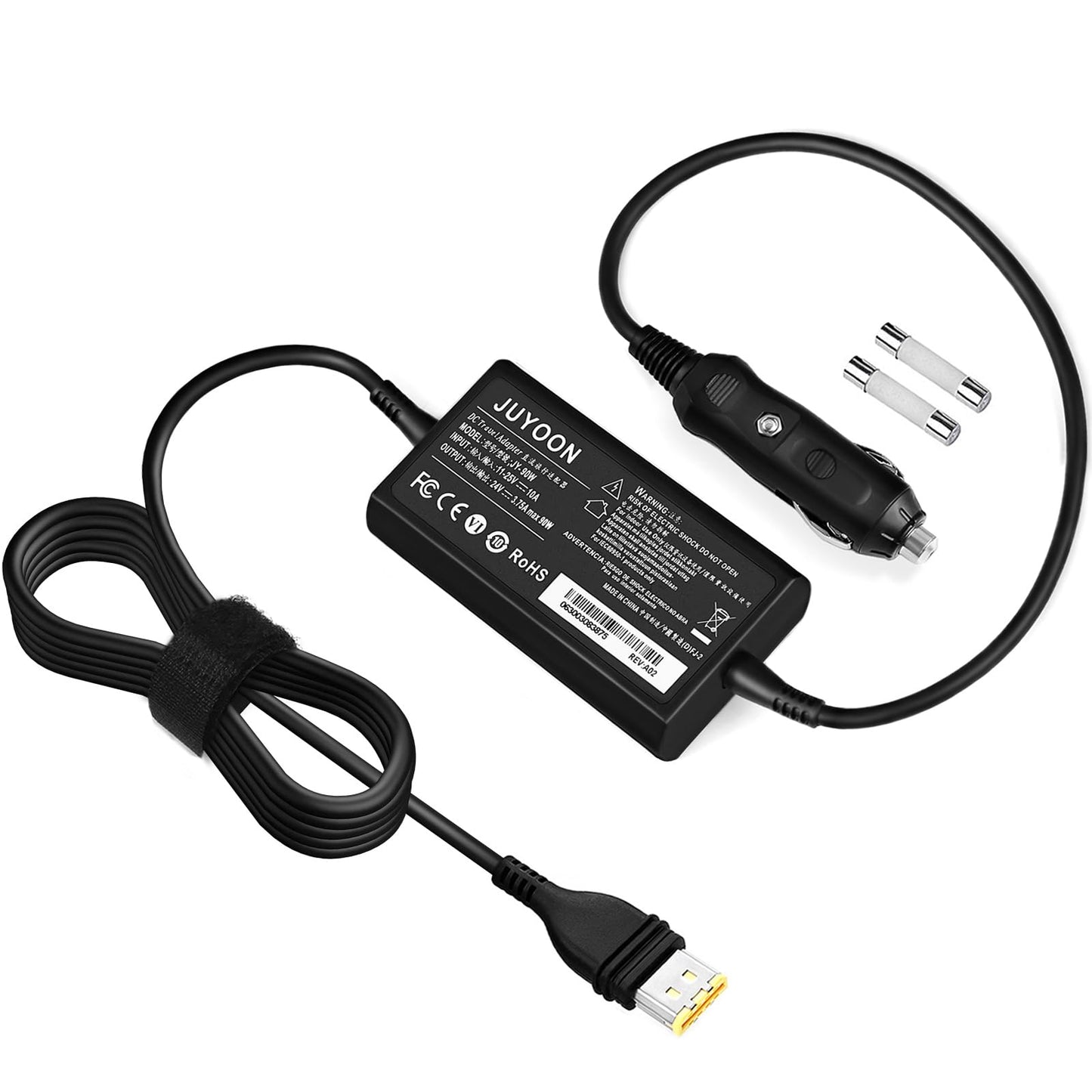 JUYOON 90W DC 12V-24V Fast Car Charger Compatible with AirSense 11 AirCurve 11 airmini 11 cpap Machines
