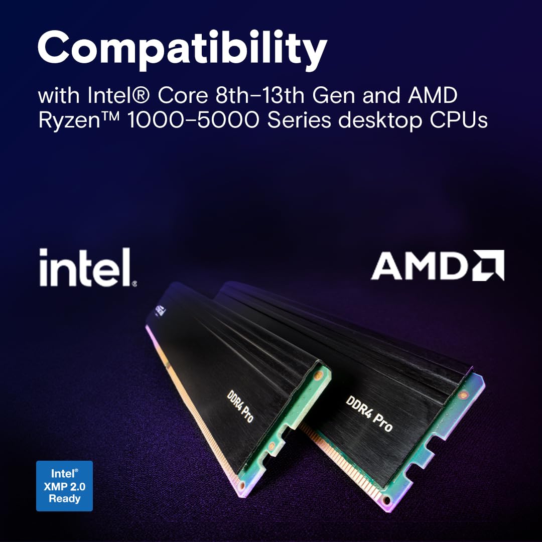 Crucial Pro 64Gb Ddr4 Ram Kit (2X32Gb), 3200Mhz (Or 3000Mhz Or 2666Mhz) Desktop Memory, Compatible With Intel And Amd Ryzen - Cp