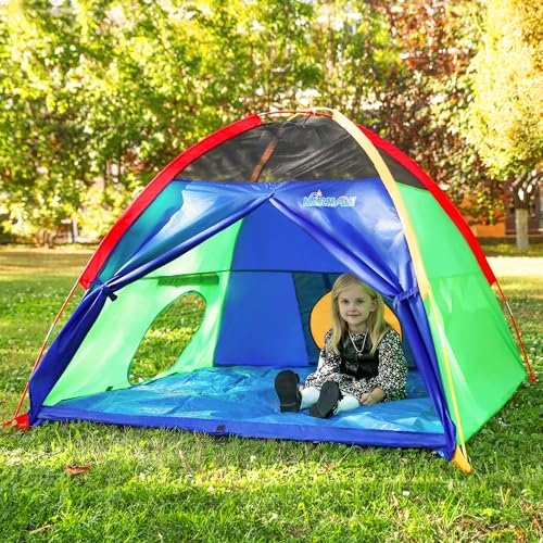 NARMAY® Play Tent Easy Fun Dome Tent for Kids Indoor/Outdoor Fun - 60 x 60 x 44 inch