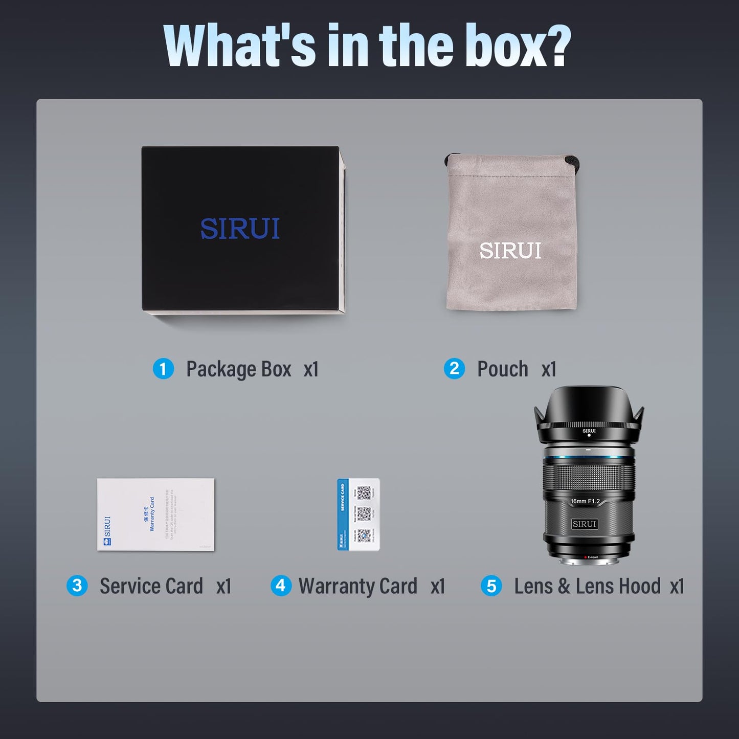 SIRUI Sniper 16mm Autofocus Lens, F1.2 Wide Angle APS-C Camera Lens for A5, A6, FX30, ZV-E10 (E Mount, Black)