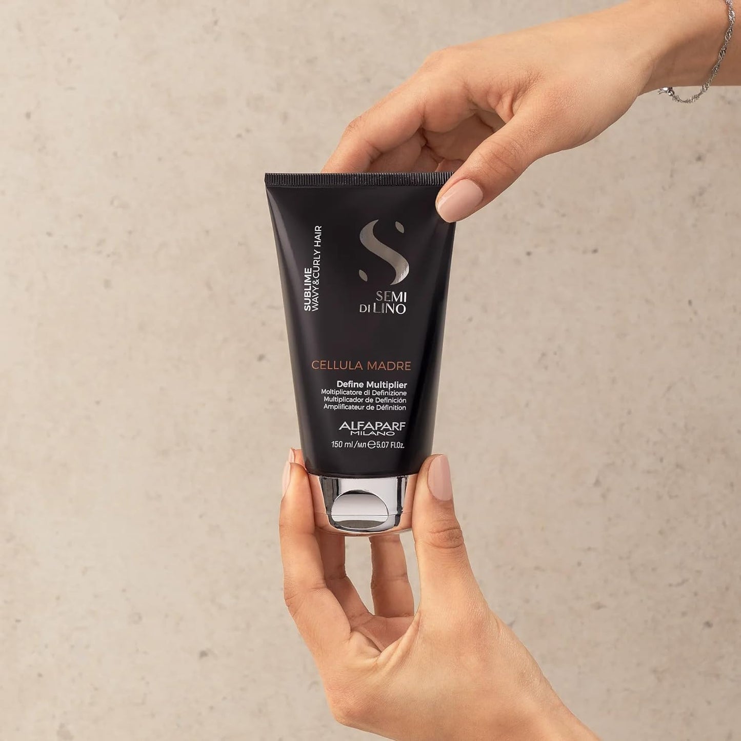 ALFAPARF MILANO Semi di Lino Sublime Cellula Madre Define Multiplier for Wavy and Curly Hair - Adds Definition and Control for H
