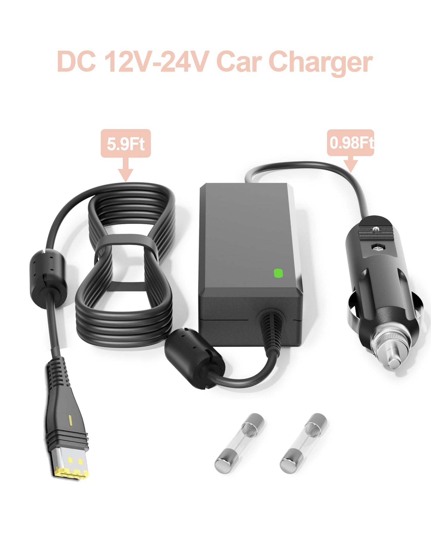 WUKUR CPAP 12 Volt Adapter Compatible with Resmed Airsense 11 DC Adapter Compatible with Resmed AirSense 11 and AirMini Air11