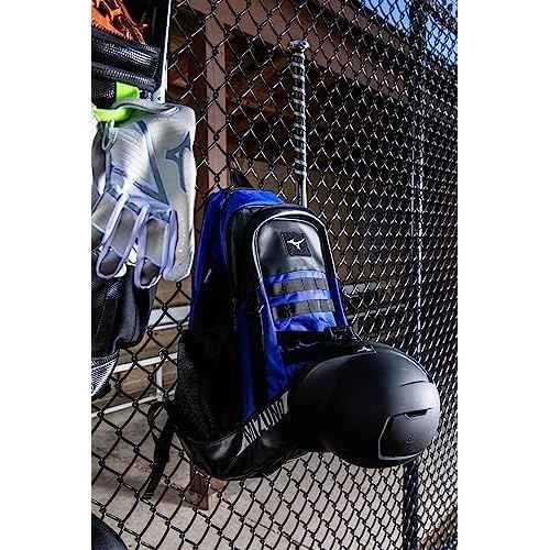 Mizuno MVP Backpack 22 | Baseball and Softball Bag | 4 Bat Sleeves
