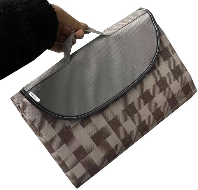 PUPOPIK Picnic Beach Blanket, Picnic Mat 80x60in Waterproof Foldable, Family Mat, Portable Large Picnic Blankets for Trave...