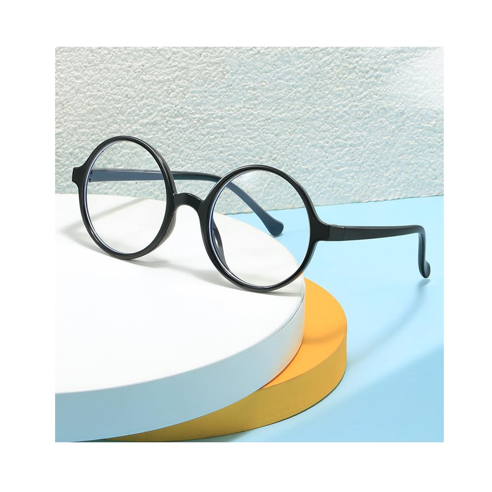 VIGUEUR Round Wizard Glasses - Wizard Costume Plastic Glasses For Dress Up