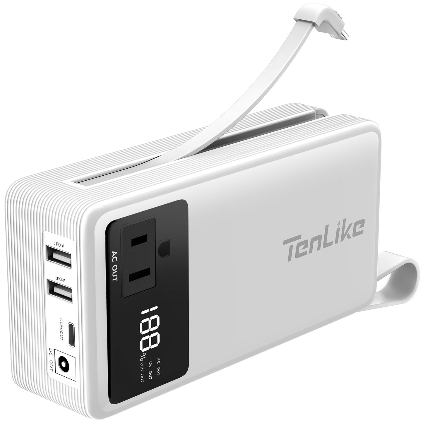 Portable Power Station 99.9Wh Power Bank For Camping Essentials Small Electric Generator Large Lithium Battery With 110V 80W Rat