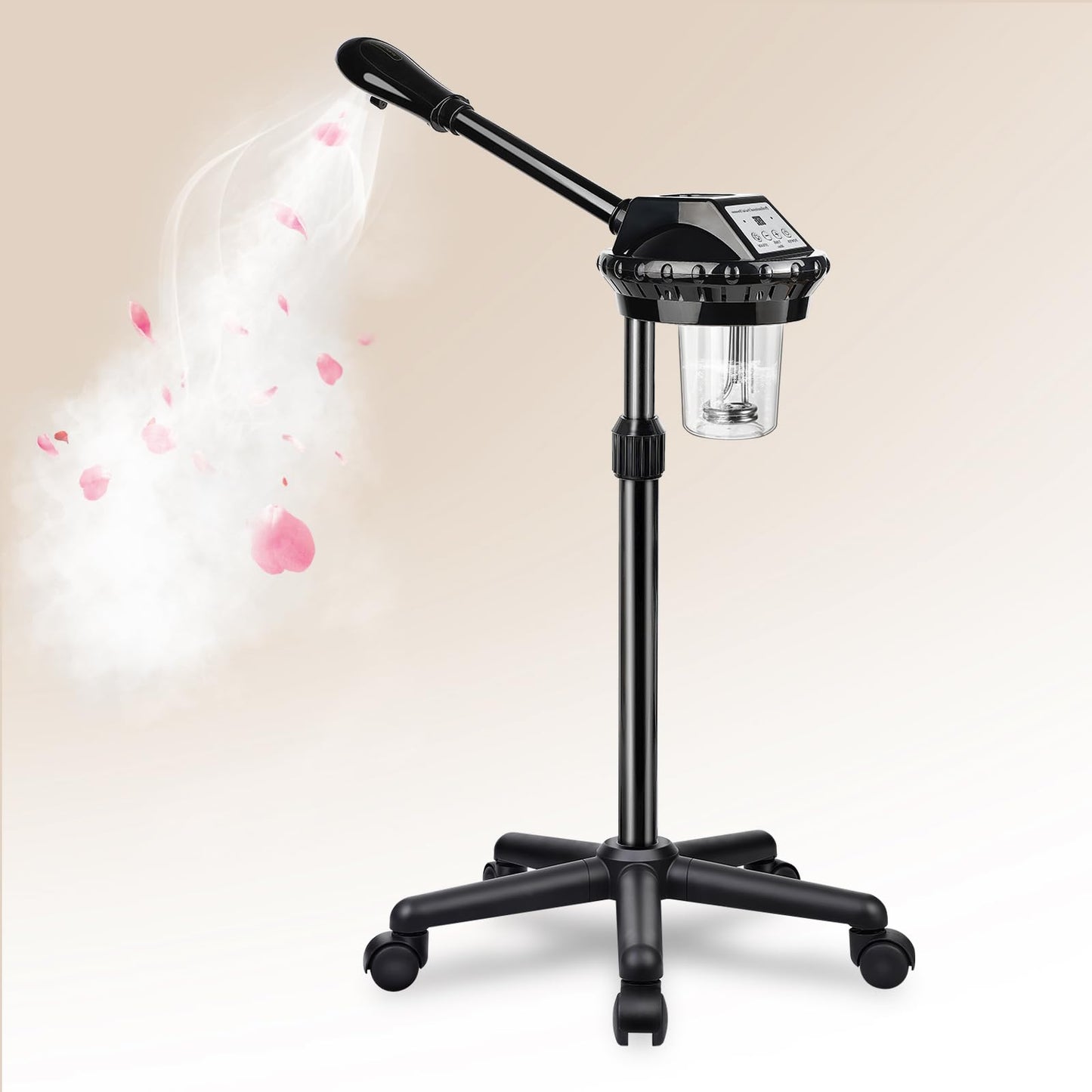 Professional Facial Steamer,vaporizador Facial Adjustable Height and Angle,More Steam, Hot Mist Facial Humidifier Atomizer for S