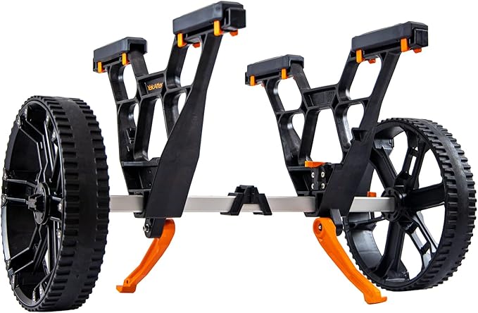 YakAttack Kayak Carts with Adjustable Frame & Wheel Options | All-Terrain, Sand & Solid Tire Variations | Durable Folding ...