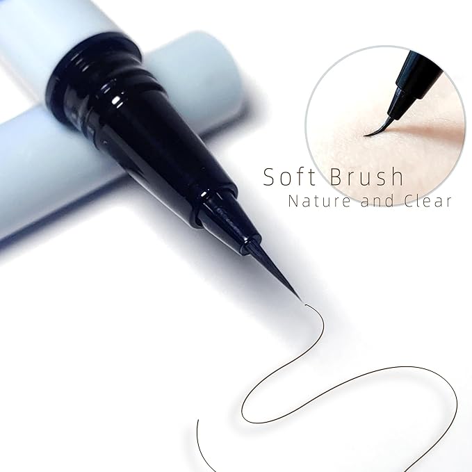 Ultra-fine Eyebrow Pen, Waterproof Lift & Snatch Liquid Eyebrow Pen, 5 Colors, Dark Brown, Long Lasting Smooth Soft Eye Brow Pen, Brown Eyeliner, Natural Eyebrow Tint Pen (5-Reddish Brown)