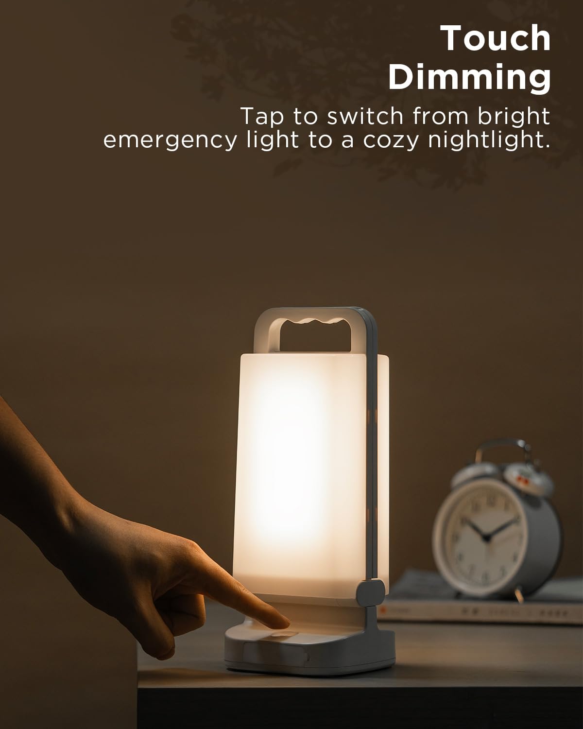 Lepwings Camping Lantern, solar Lanterns, 6000mAh Rechargeable Light 2-in-1 Dimmable Outdoor Waterproof Gear with USB Charging – lanterns for power outages Hurricane, Hiking, Fish, Emergency, and Home