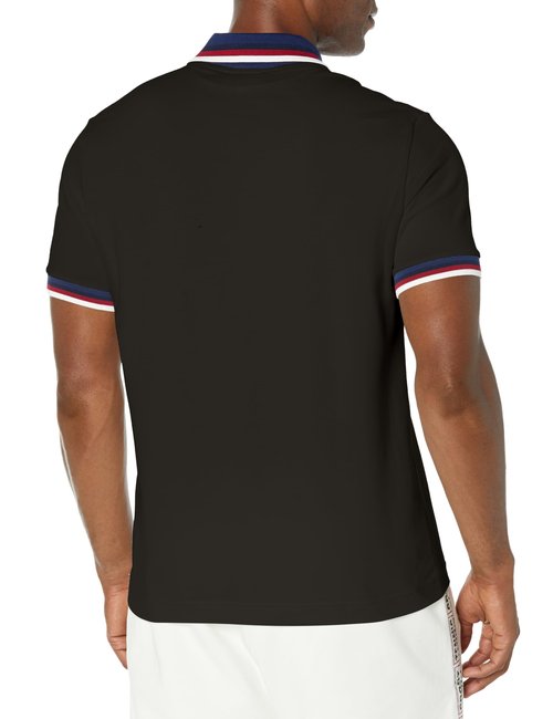 Lacoste Men's Regular Fit Stretch Mini Piqué Polo Shirt Noir