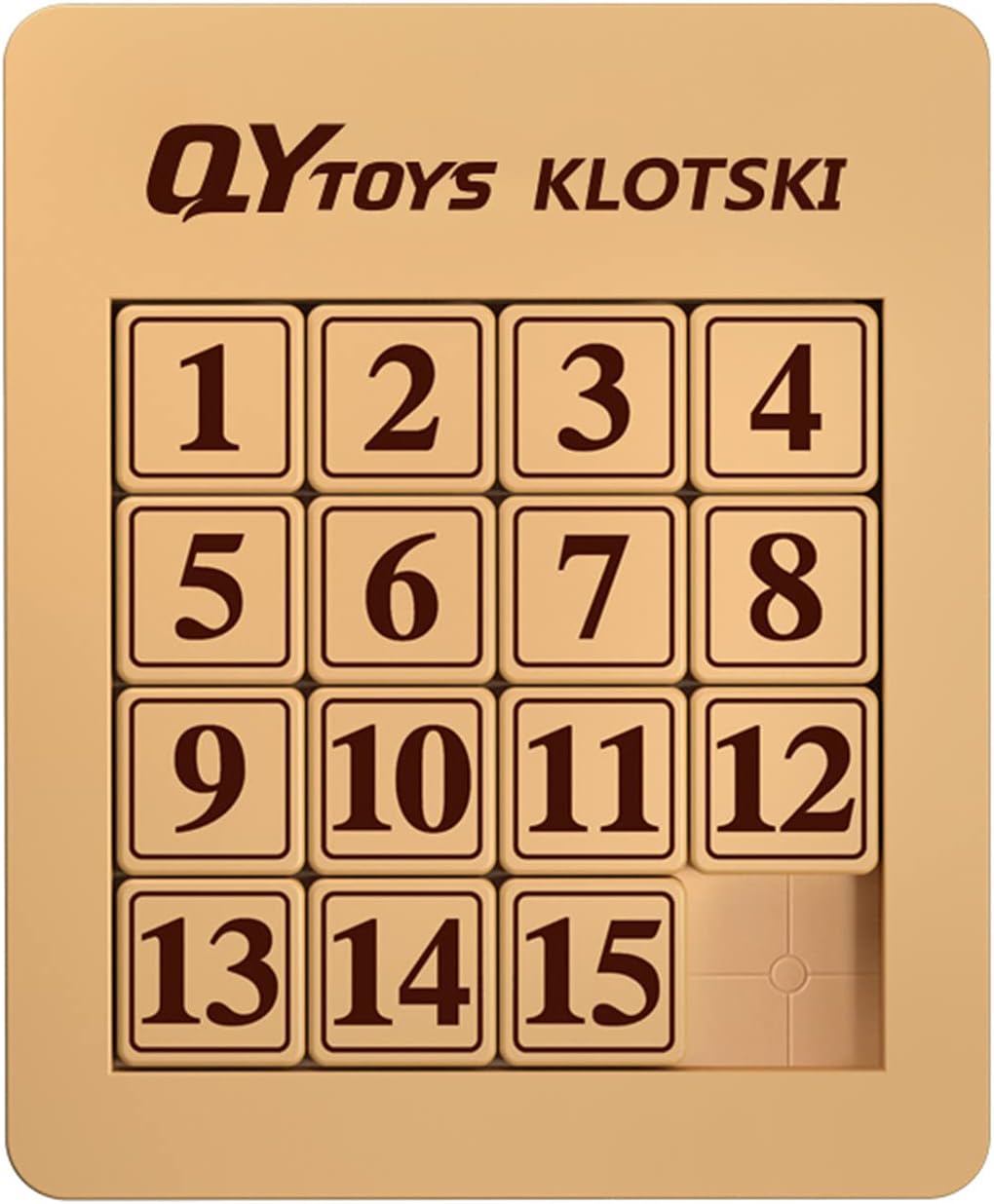 Cuberspeed magnetized Klotski Puzzle Slide Number Puzzle Puzzle Brain Teasers Toy Tangram Jigsaw Intelligence 15 Klotski Puzzle