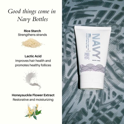 NAVY HAIR CARE Skipper Volumizing Spray + Swell Thickening Cream | Style Hair to have a Flexible and Non-Greasy Finish | 10 oz + 4 oz