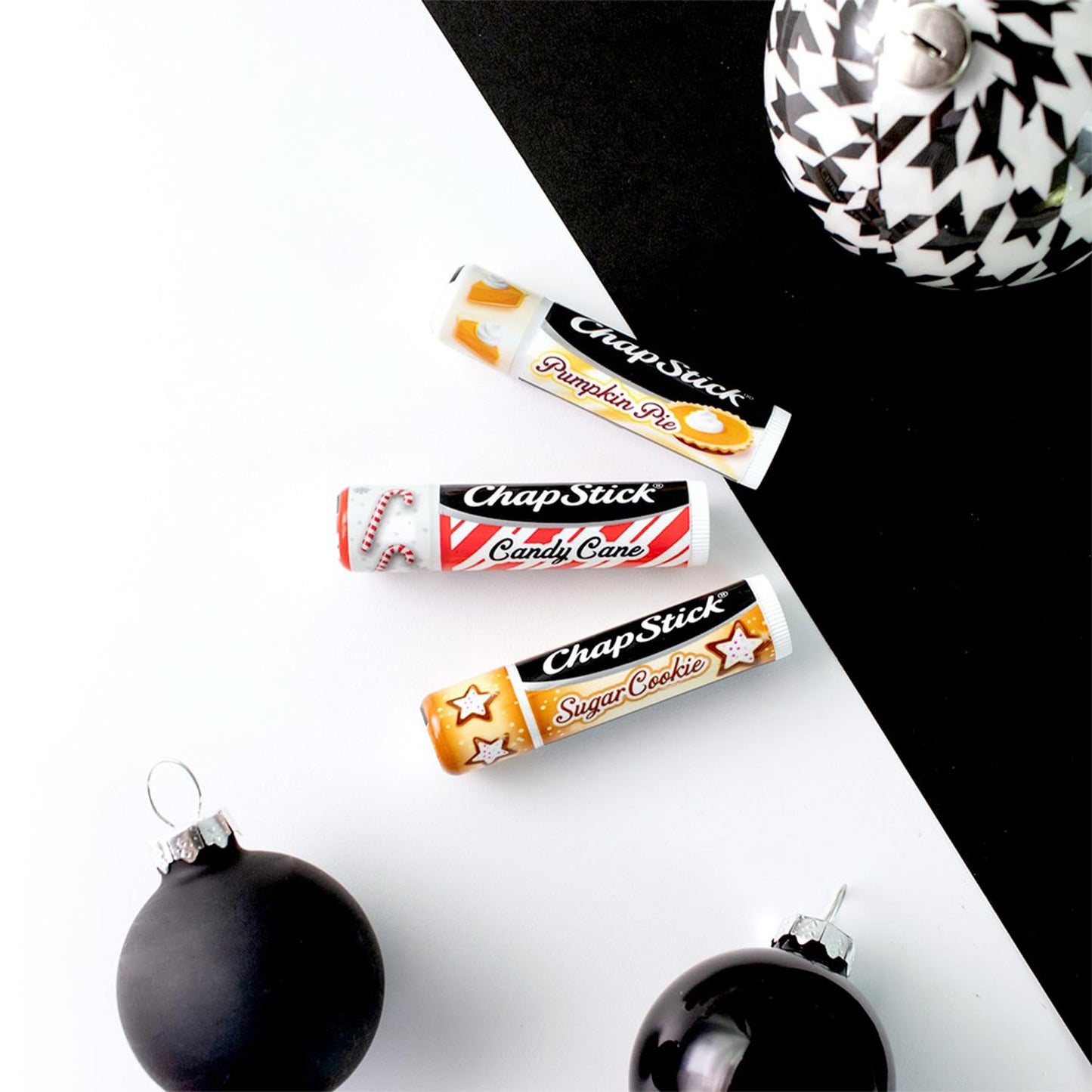 ChapStick Holiday Lets Celebrate Christmas Tree Lip Balm Gift Set for Lip Care - 0.15 Fl oz (Pack of 4)