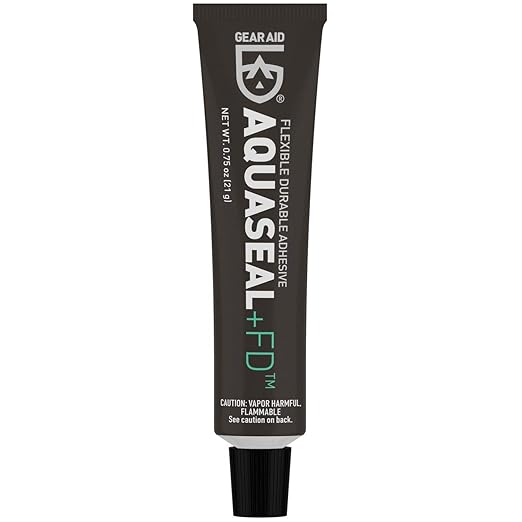 GEAR AID Aquaseal FD Flexible Durable Repair Adhesive for Fixing Tears and Holes in Waders, Wetsuits, PVC Inflatables, Vin...