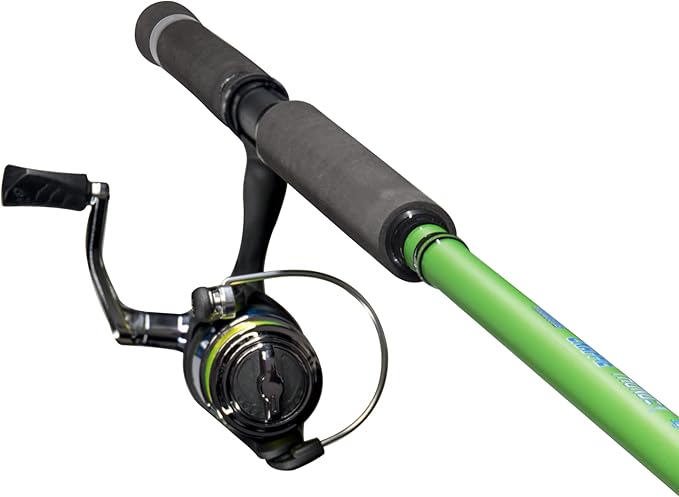 Lew's Crappie Thunder Spinning Reel and Fishing Rod Combo, 2-Piece IM6 Graphite Blank, Size 75 Reel, Right or Left-Hand Re...