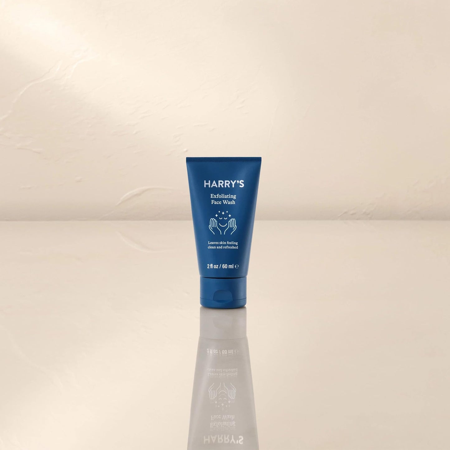 Harry's Exfoliating Face Wash for Men, Gentle Facial Skin Care Products with Volcanic Rock Exfoliant, 2 Fl. Oz, Pack of 3