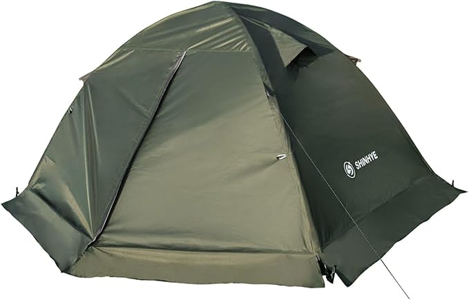 1/2 Person Backpacking Tent for 4 Season, Winter Ultralight Extreme Cold Weather Tents for Camping Easy Setup Waterproof D...