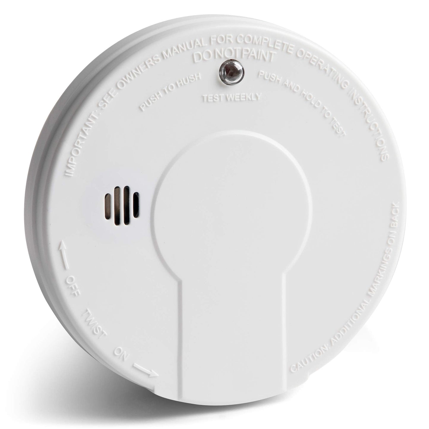 Kidde Smoke Detector, 9-Volt Battery Operated, Photoelectric Smoke Alarm, Battery Included