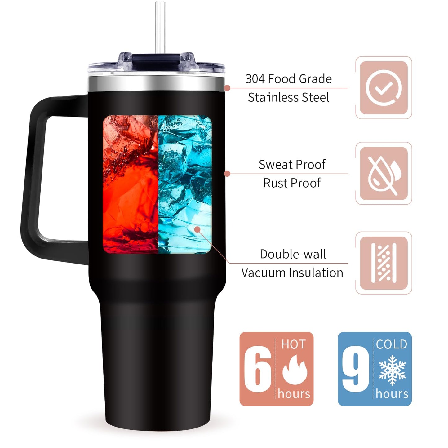 Brother Tumbler Gifts For Fathers Day for Brothers Gift from Sister Big Brother Gifts - Funny 40oz Tumbler- Unique Birthday Present Special Thank You Christmas Gift Cup for Brothers