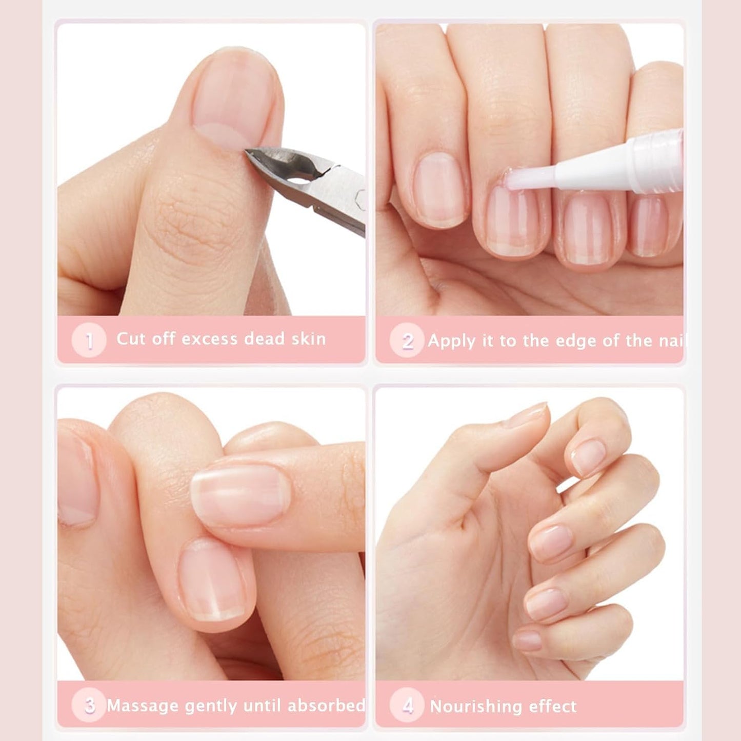 Merluna Nail 𝐆𝐫𝐨𝐰𝐭𝐡 Pen, Radiant Nail 𝐆𝐫𝐨𝐰𝐭𝐡 Oil Pens, Cuticle Oil for Nails, Nail 𝐍𝐮𝐭𝐫𝐢𝐞𝐧𝐭 Oil Pen for Moisturize Strengthen 𝐁𝐫𝐢𝐠𝐡𝐭𝐞𝐧 Nails Care (5pcs, 2ml)