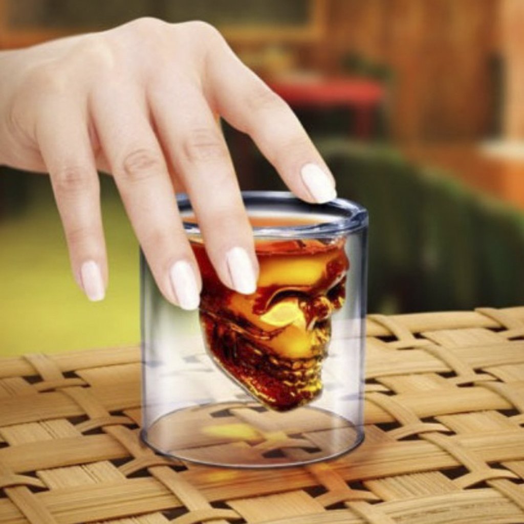 Genuine Fred DOOMED Crystal Skull Shotglass
