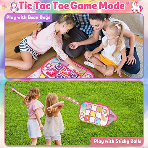 Bean Bag Toss Game for Kids - Cornhole Board Outdoor Toys for Toddlers -Party Activities Carnival Outside Yard Backyard Be...