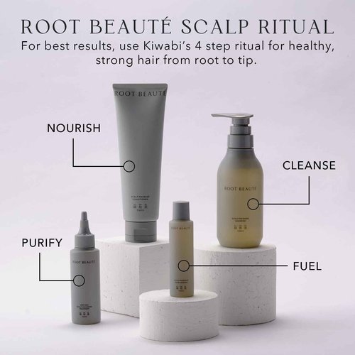 Kiwabi Root Beauté Regrowth Hair Serum – Lightweight Hair Growth Serum for Men and Women – Help Prevent Hair Loss for Thicker, Stronger Strands – Fragrance-Free & Fast-Absorbing (2.1 fl oz)
