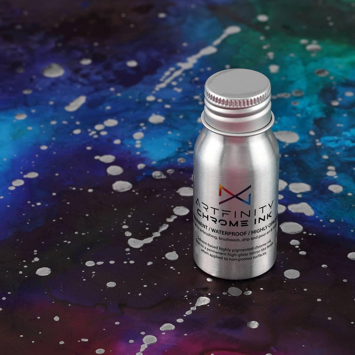 Alcohol Ink - Sea Set, 8 Pieces | 10 Sheets 9x12 Multimedia Paper | Fast-Drying, Permanent, Transparent Alcohol Inks for Gloss Paper, Glass, Metal | 25 ml Bottles