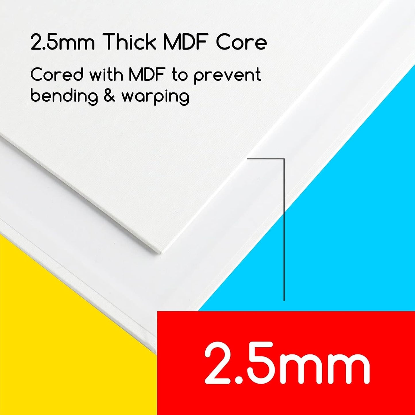 MEEDEN 12-Pack 100% Cotton Canvas Boards for Painting - 11x14'' Blank Canvas Panels for Oil & Acrylic Painting, Ready to Paint Art Supplies for Professional Artists, Students