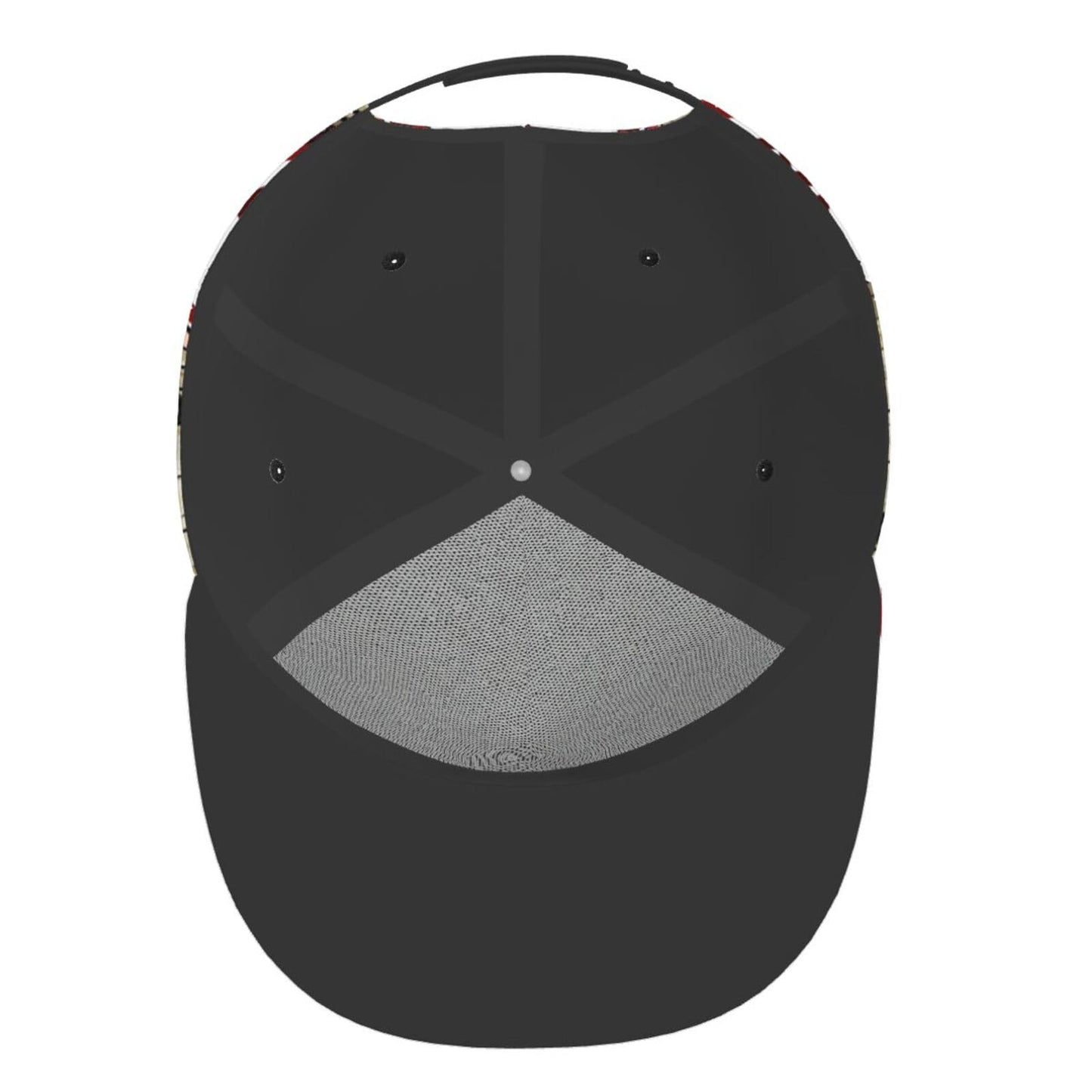Funny Hahaha Unisex 3D Printing Classic Baseball Cap Snapback Flat Bill Hip Hop Hats Black