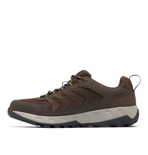 Columbia Mens Strata Trail Low, Cordovan/Golden Yellow, 9.5