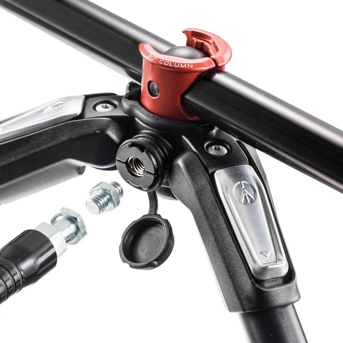 Manfrotto MT190XPRO4 Aluminum 4-Section Tripod,Black