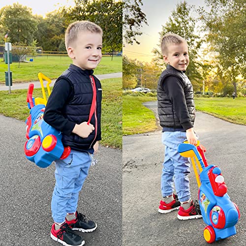 Liberry Toddler Golf Set, Upgraded Kids Golf Cart with Unique Shoulder Strap Design, Indoor Outdoor Sports Toys Gifts for ...